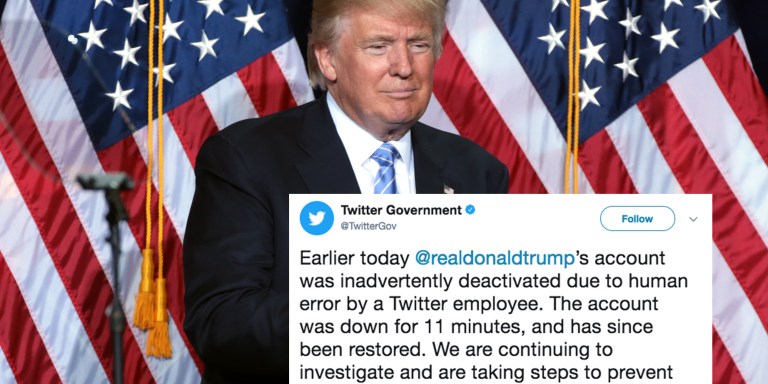 A Twitter Employee ‘Accidentally’ Deactivated Trump’s Account And Everyone Thinks They Should Be President Now
