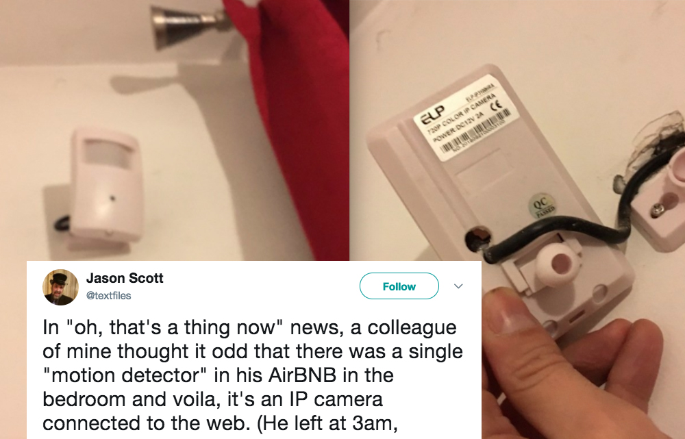 People Are Finding Creepy Hidden Cameras In Their AirBNBs And Here’s How To Make Sure It Doesn’t Happen To You