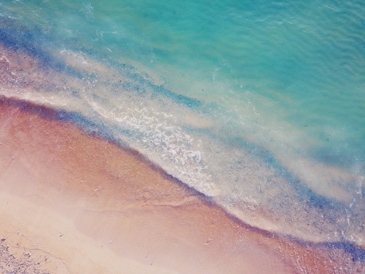 waves on the beach