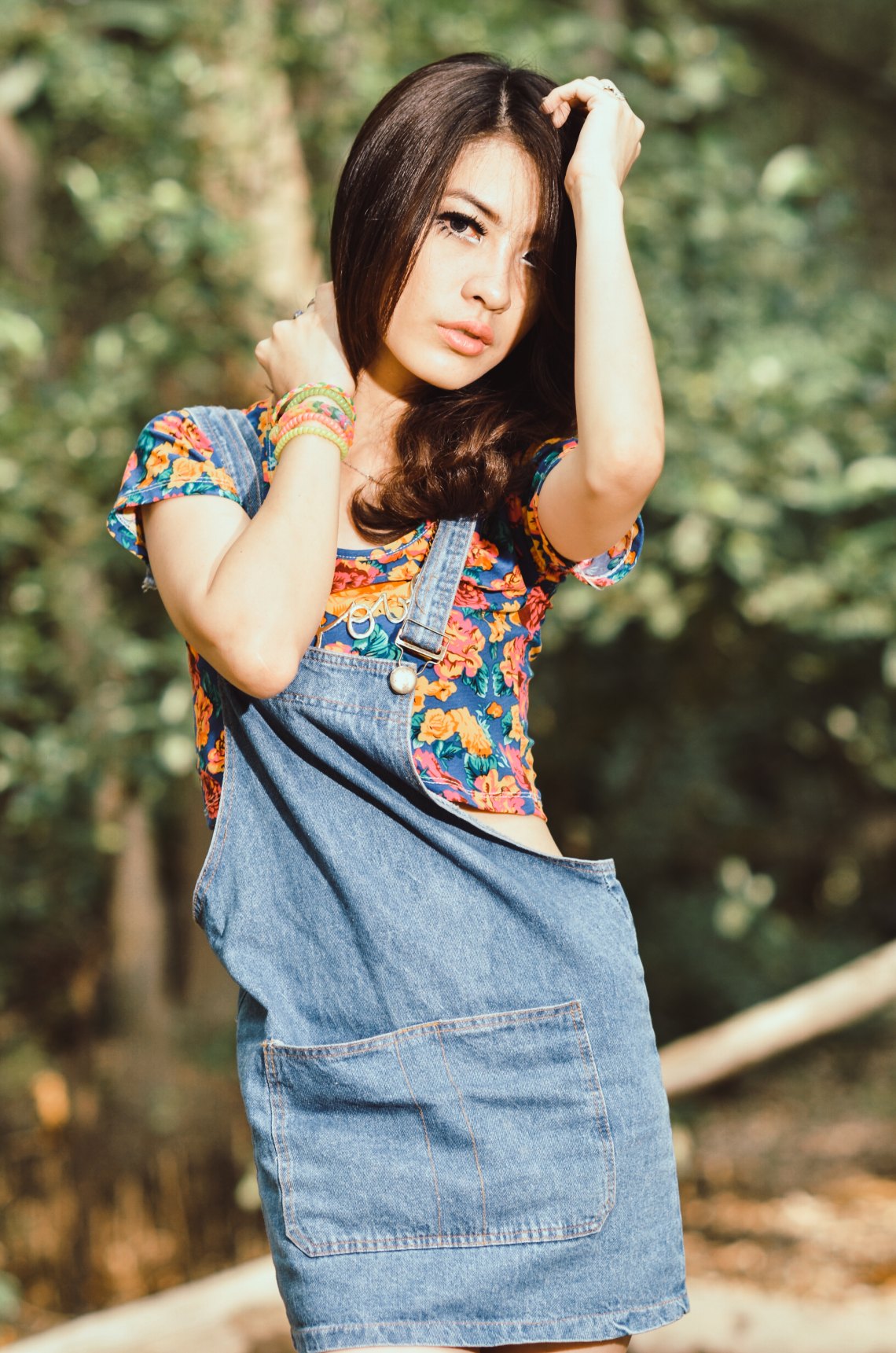 woman looking at the camera in a jumper