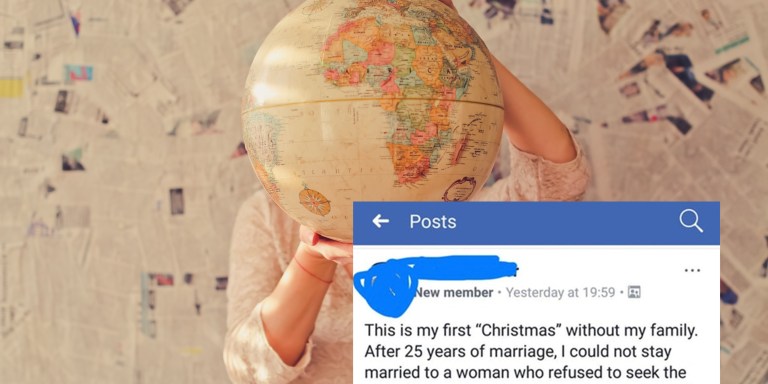 This Flat Earther Explained Why He Spent Christmas Alone In This Hilariously Bizarre Facebook Post