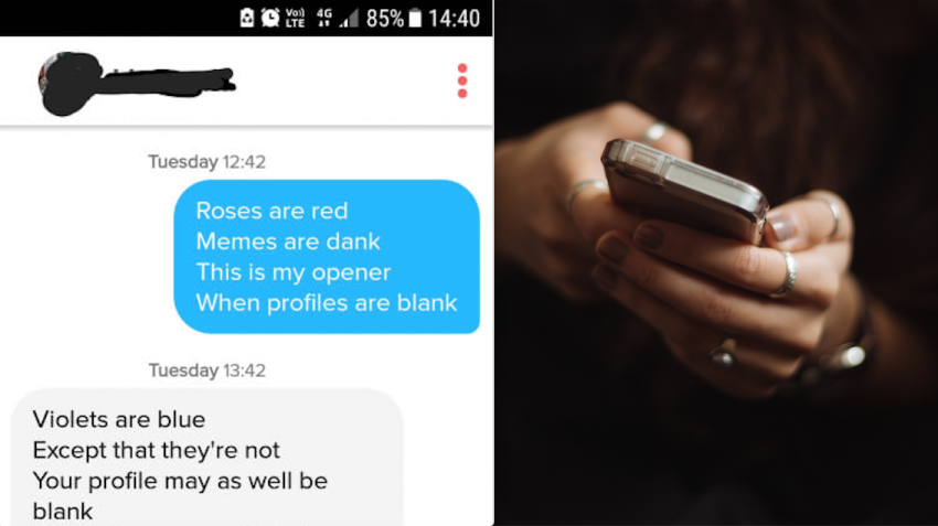 This Tinder Couple Only Messages Each Other With Witty Rhymes And It’s Hilarious