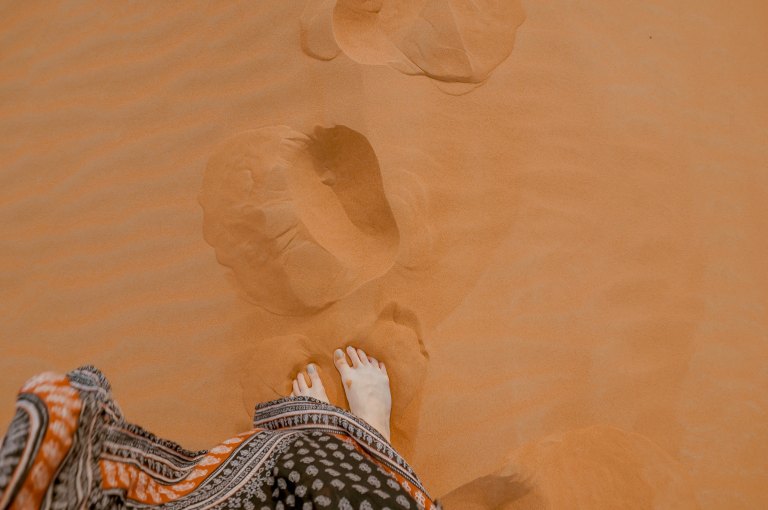 feet in the nice nice sand