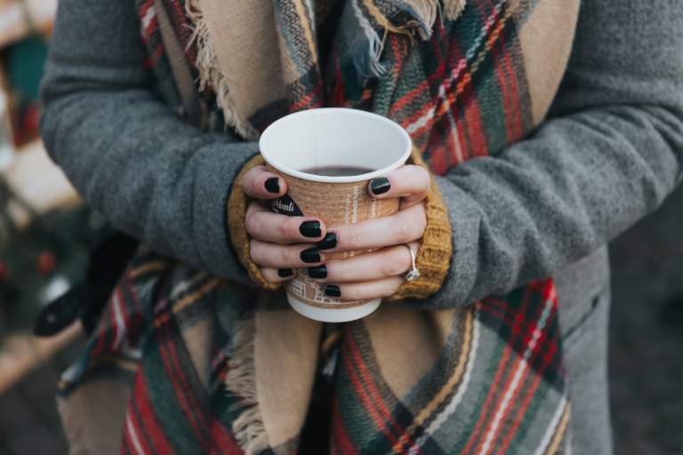 girl with some tea