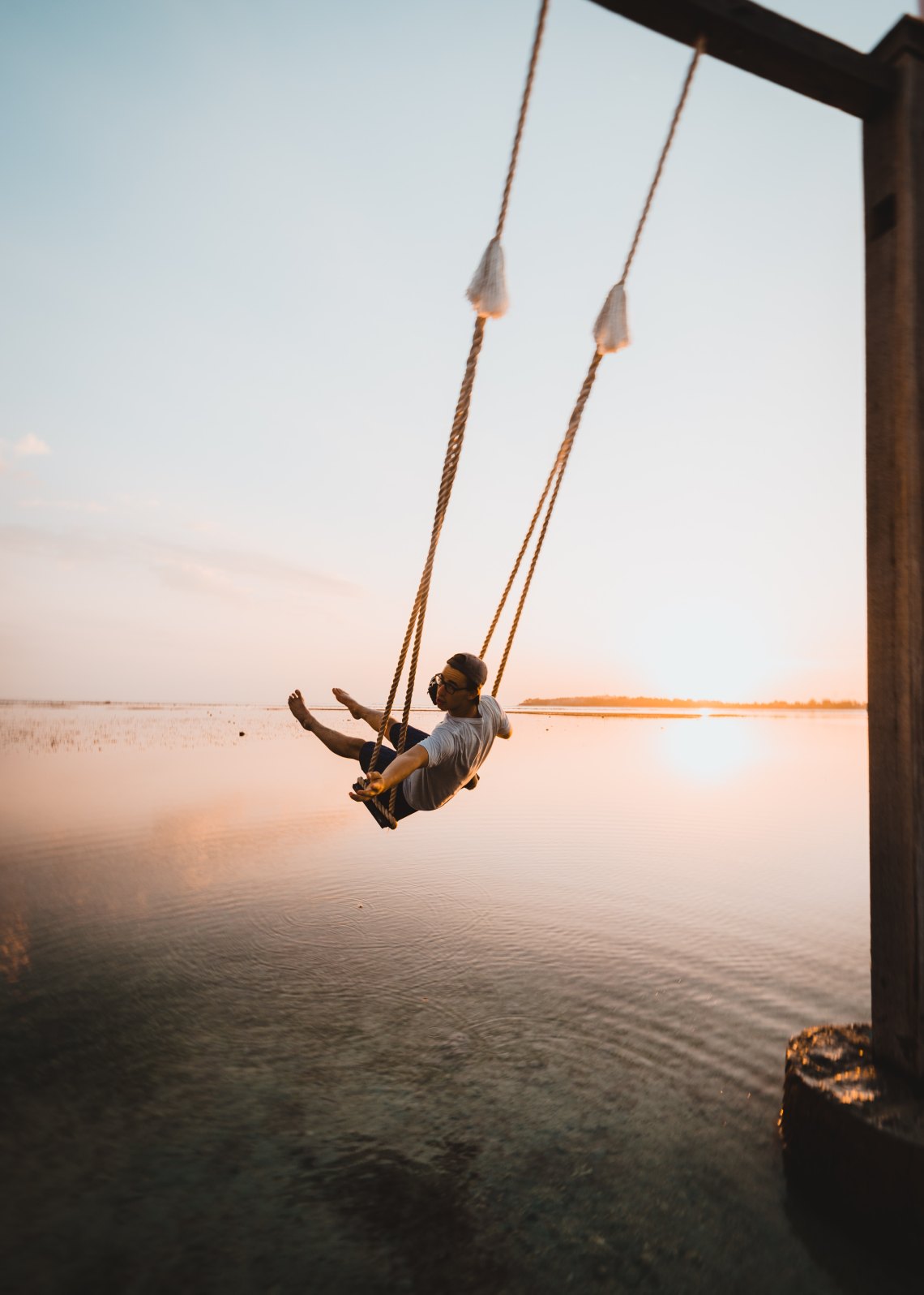 Guy swinging reaching out for your hand