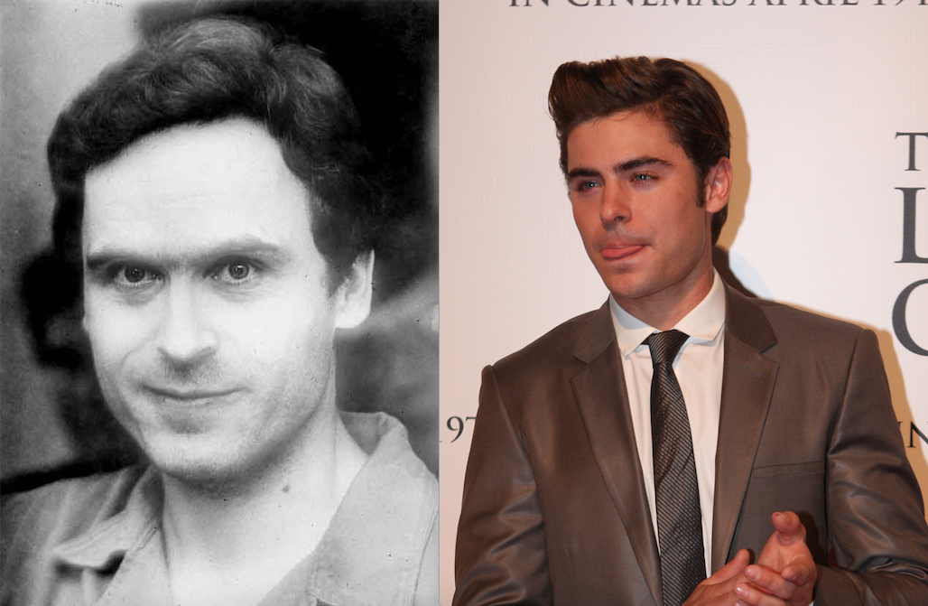 Ted Bundy and Zac Efron at an award show