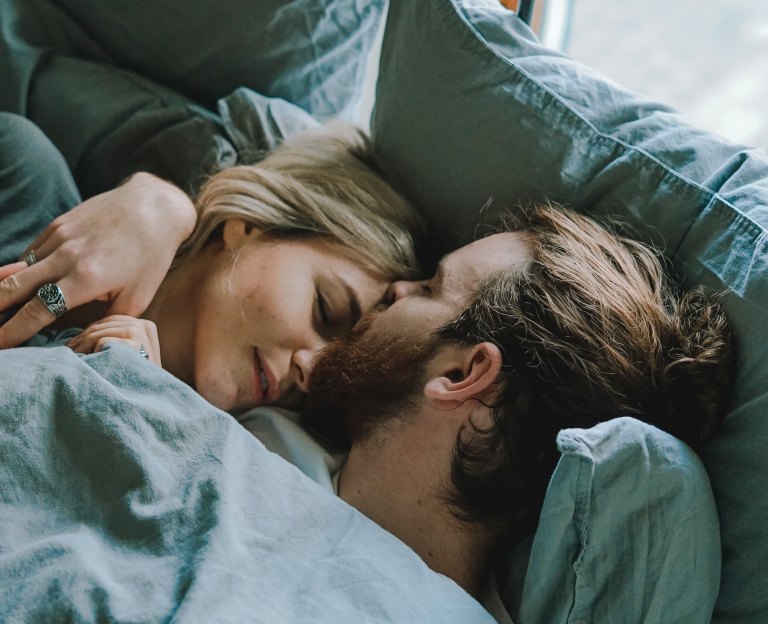 couple in bed