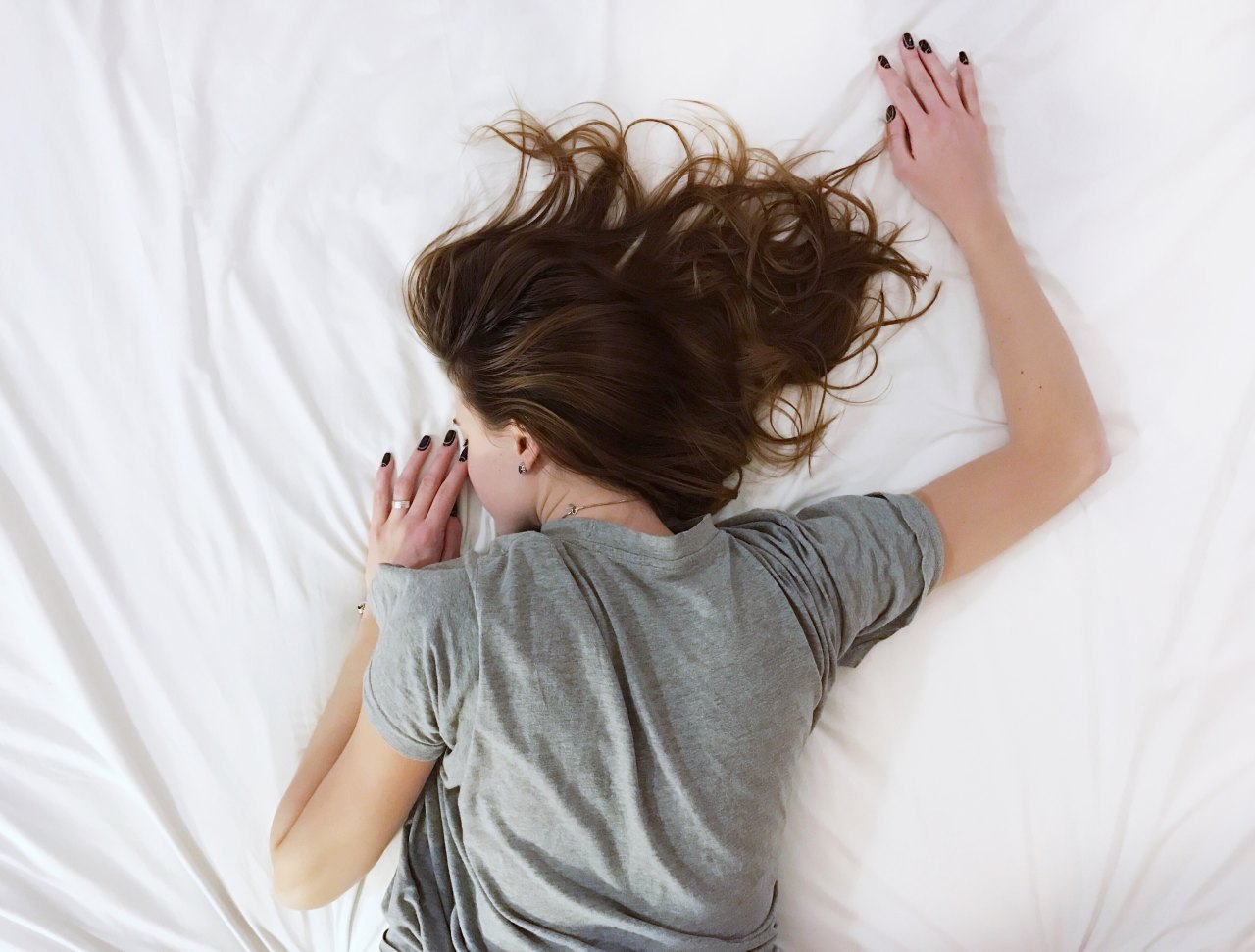 girl on bed