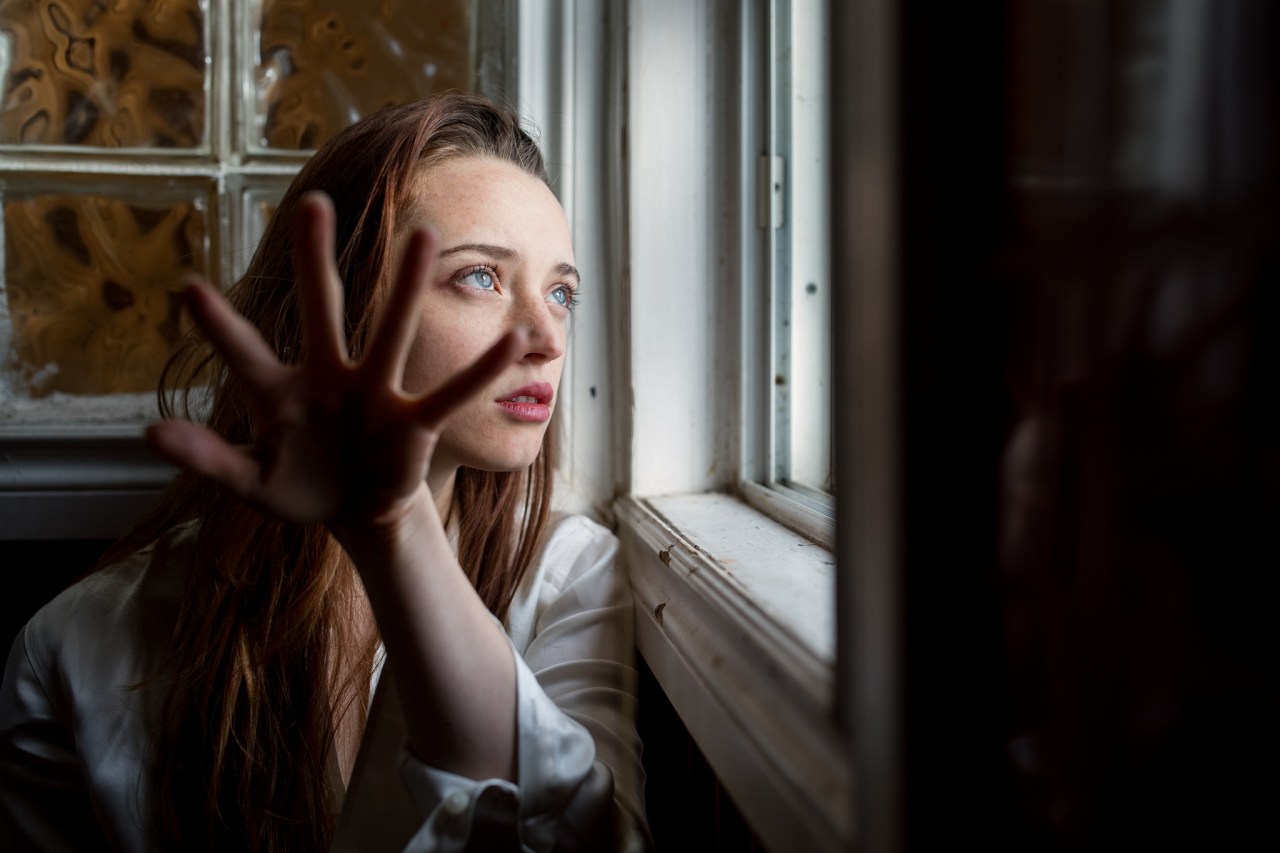 girl with hand up, you are not a slave to your sin, sin, faith, Christian faith