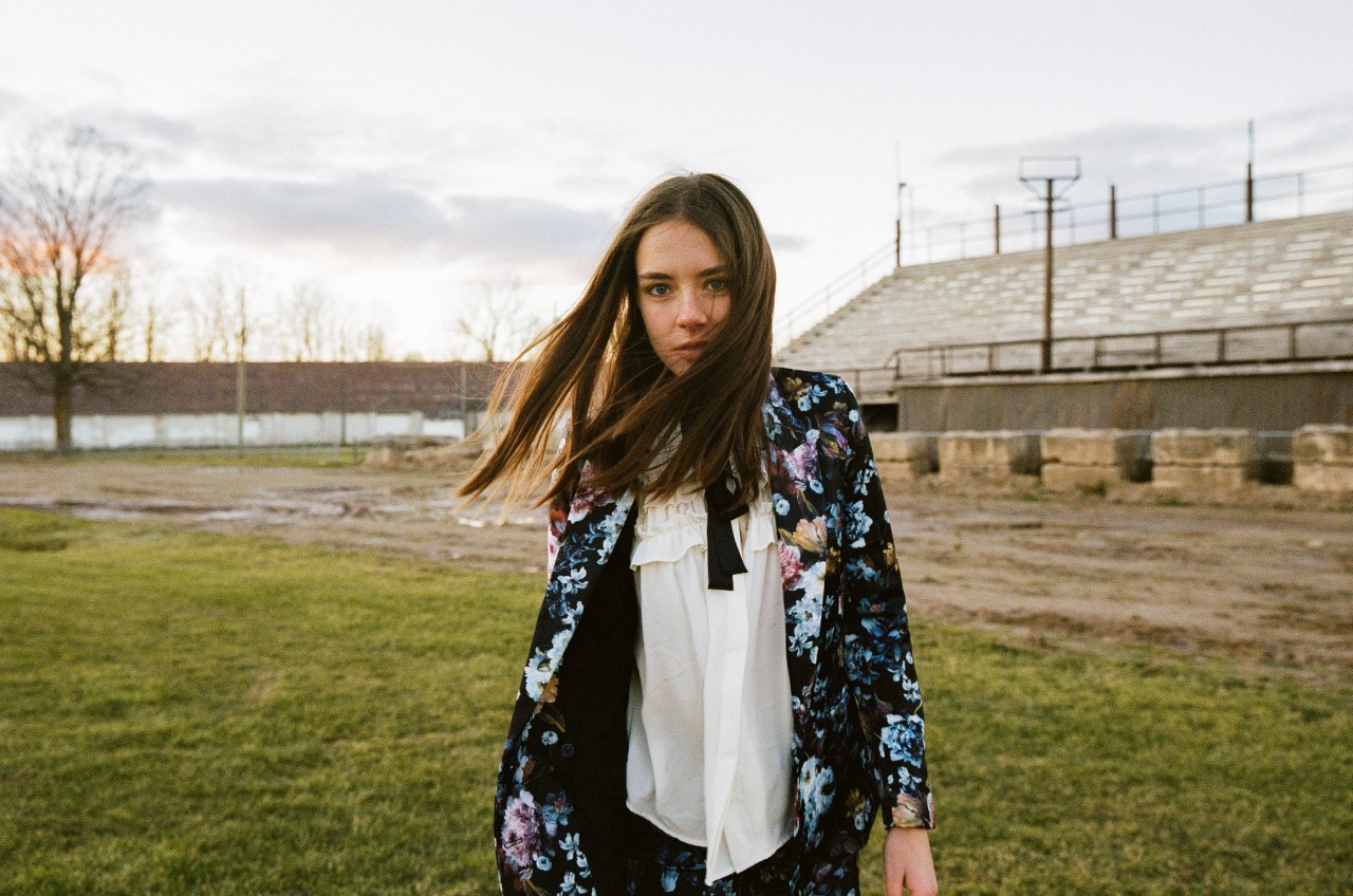 strong woman finding peace and happiness