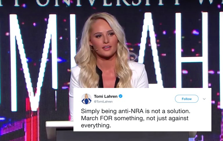 Tomi Lahren speaks at Liberty University