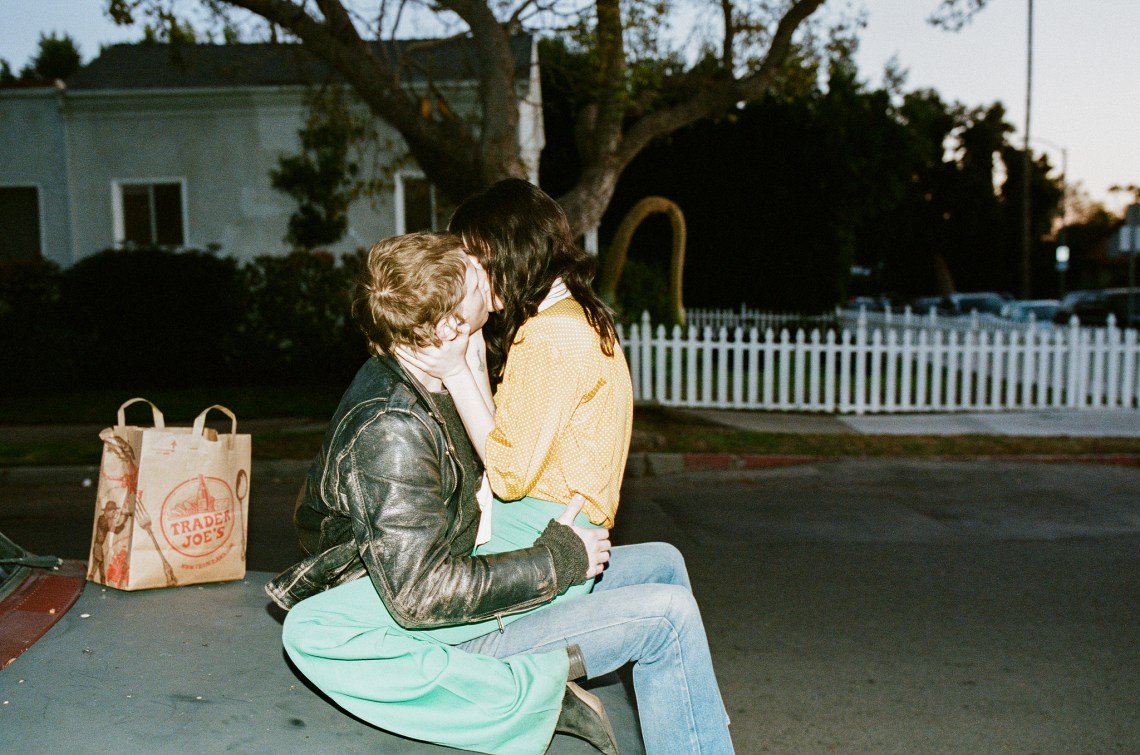 A couple in a relationship