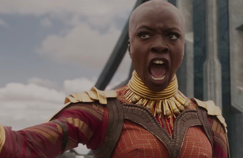 Okoye from the 'Black Panther' trailer