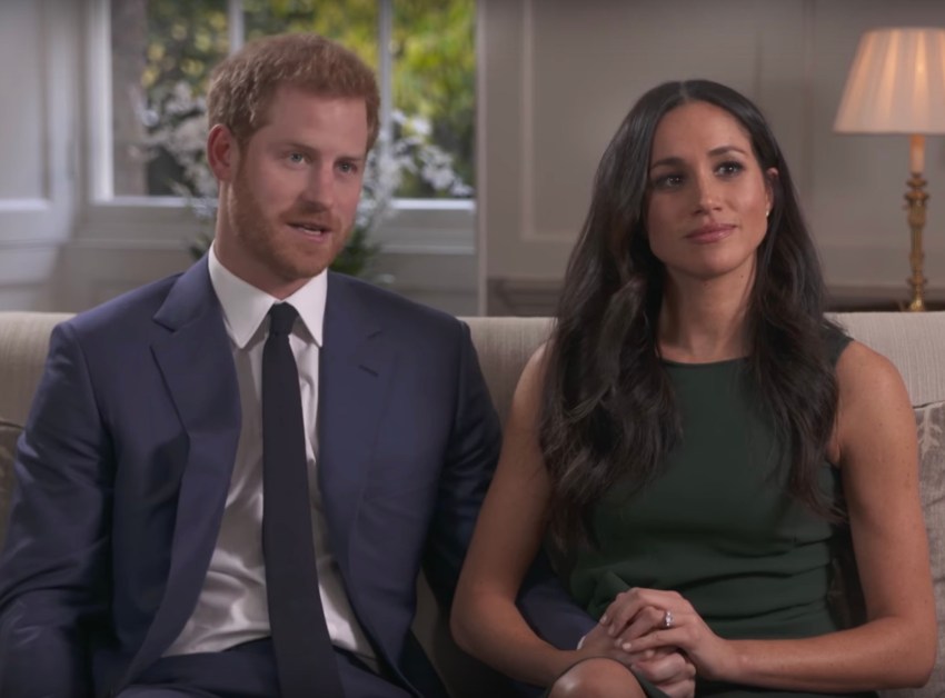 Meghan Markle and Prince Harry in a BBC Interview