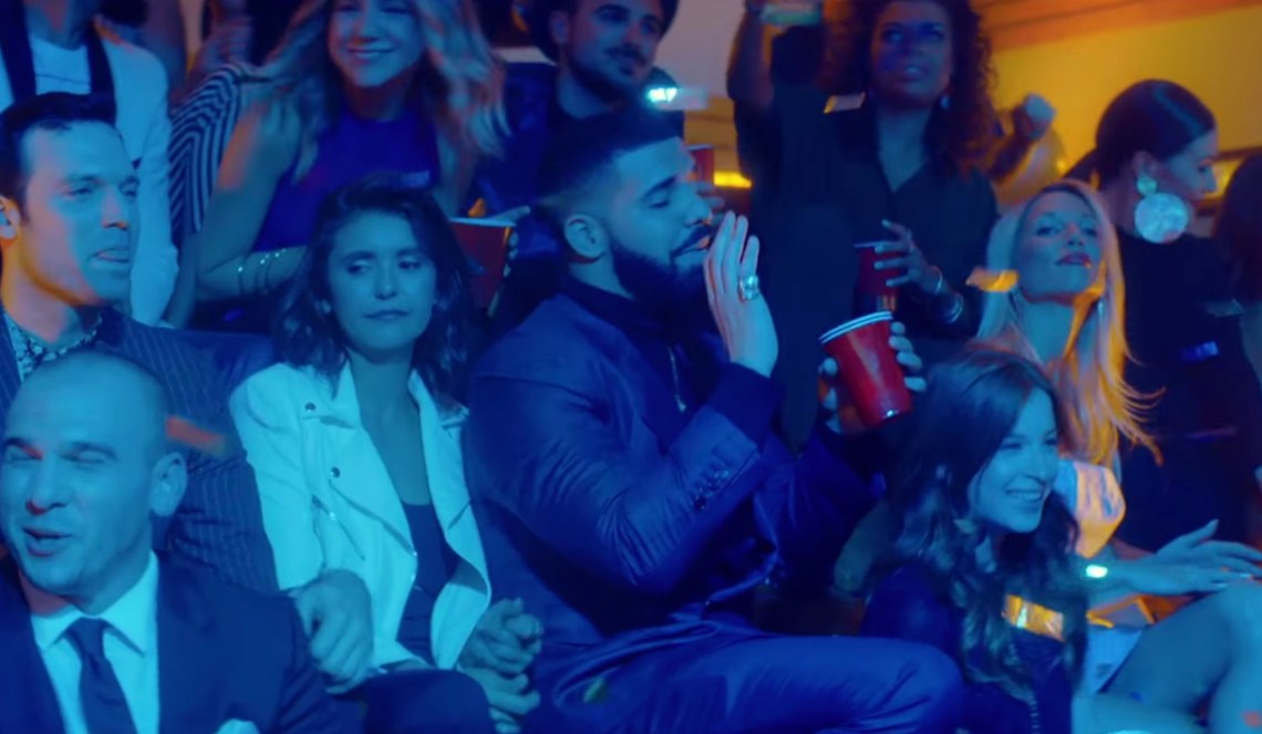 Drake in his music video for "I'm Upset"