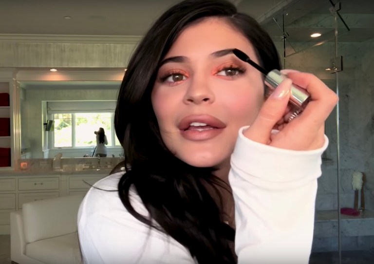 Kylie Jenner does her makeup for Vogue