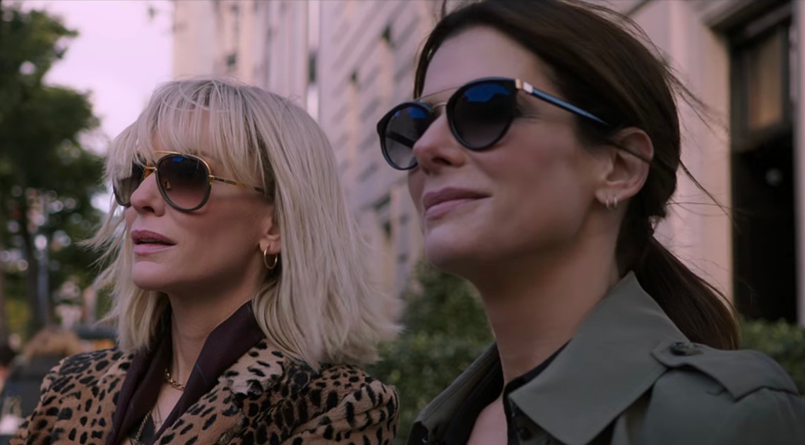 Sandra Bullock and Cate Blanchett in 'Ocean's Eight'