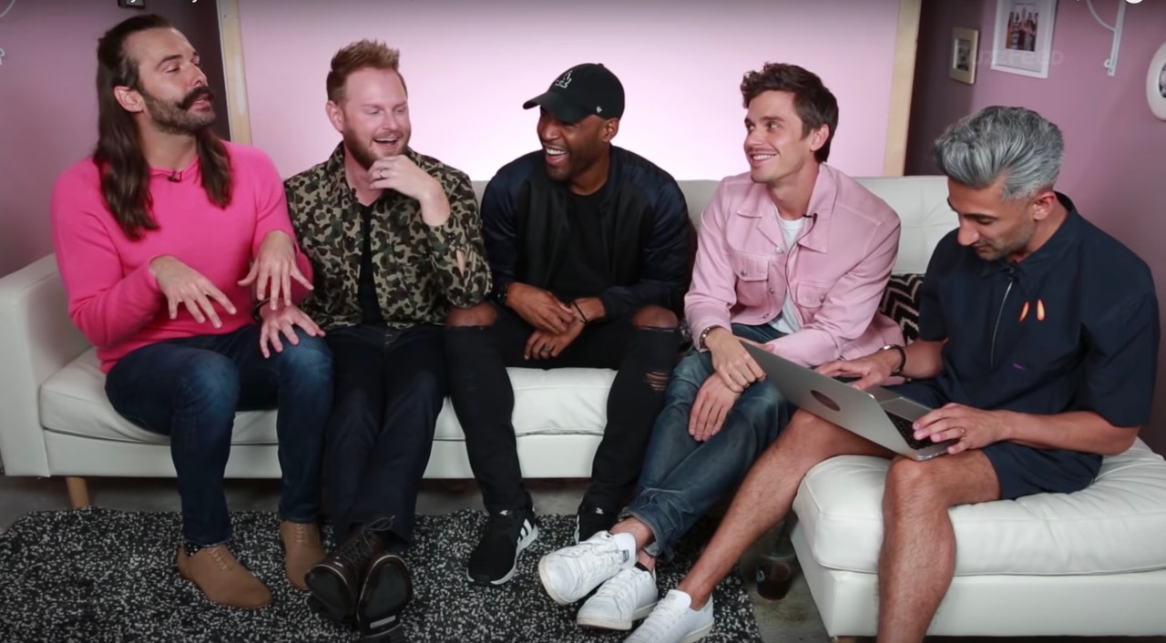 The Fab Five in a Buzzfeed video