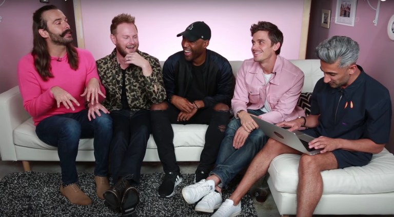 The Fab Five in a Buzzfeed video