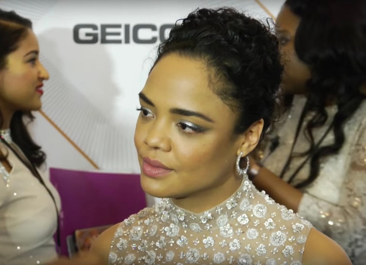 Tessa Thompson on the red carpet