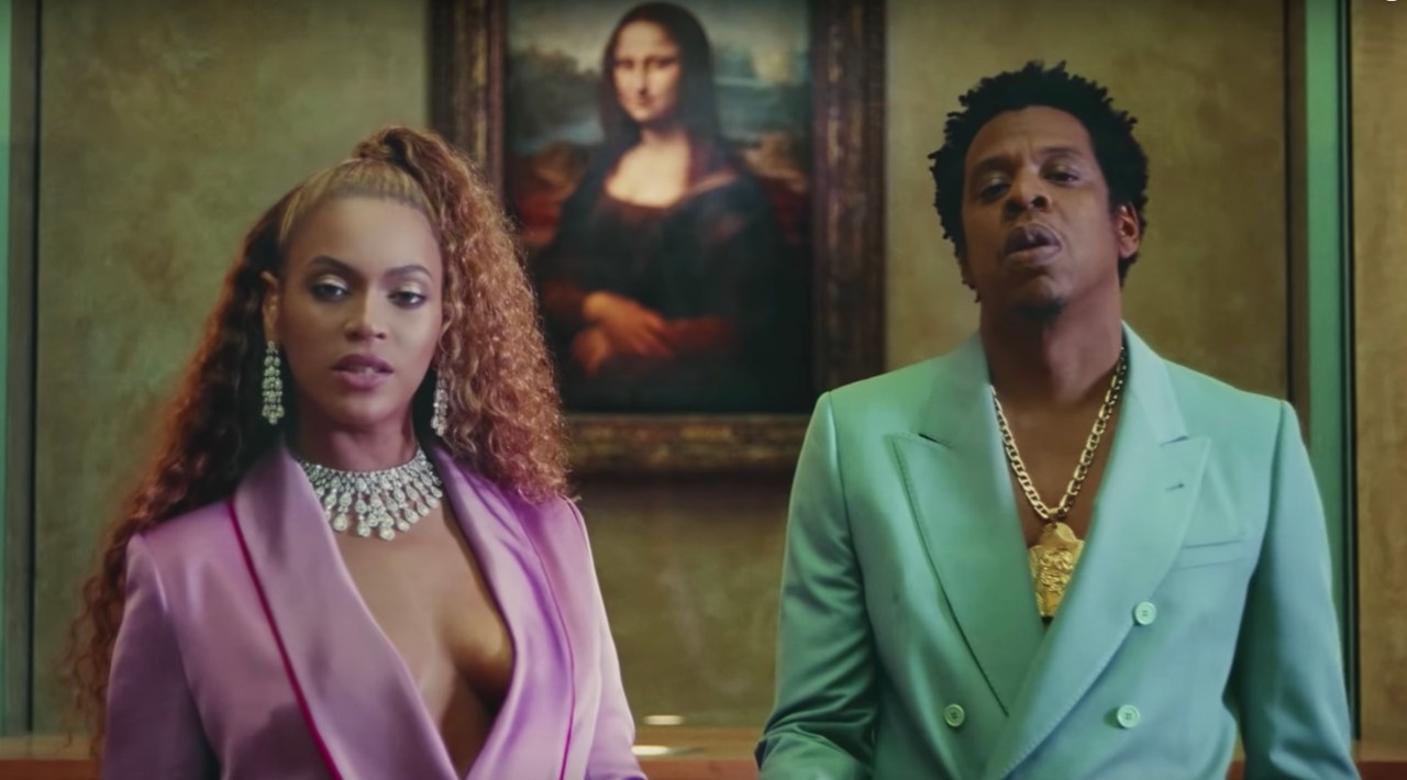 Beyoncé and JAY-Z from APESHIT video