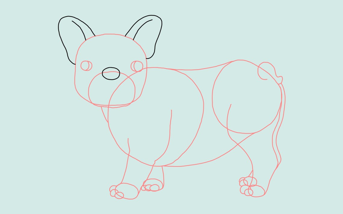 How To Draw A Dog