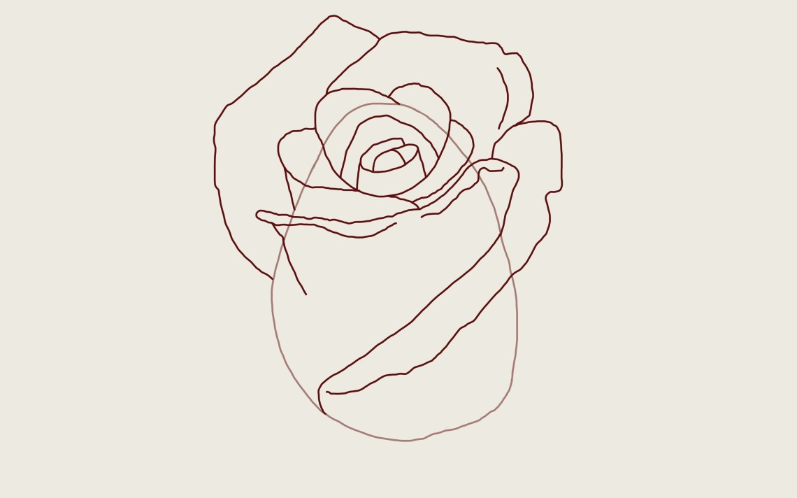 How To Draw A Rose