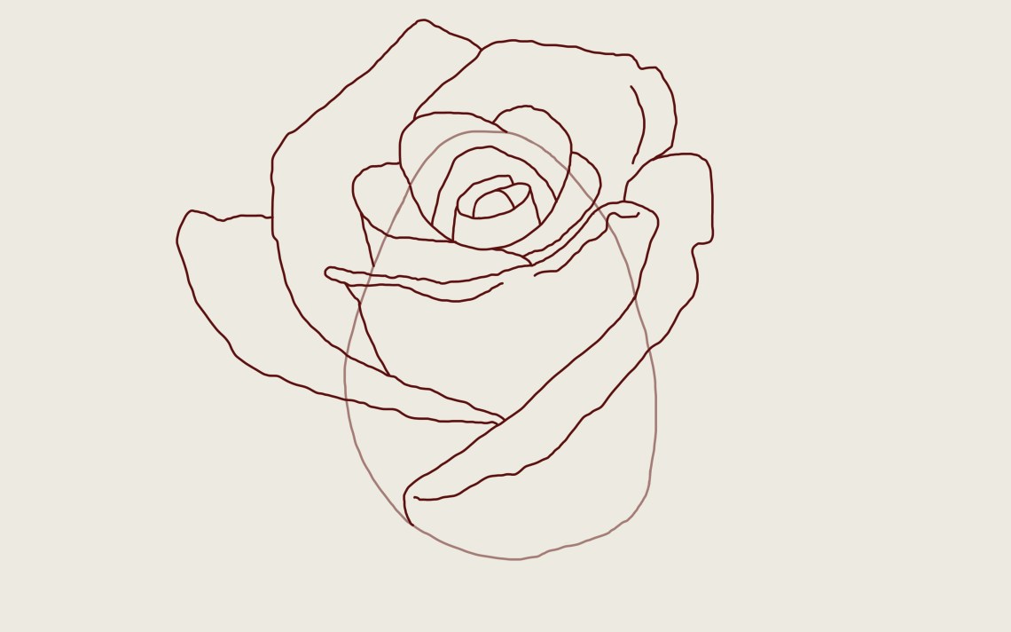 How To Draw A Rose