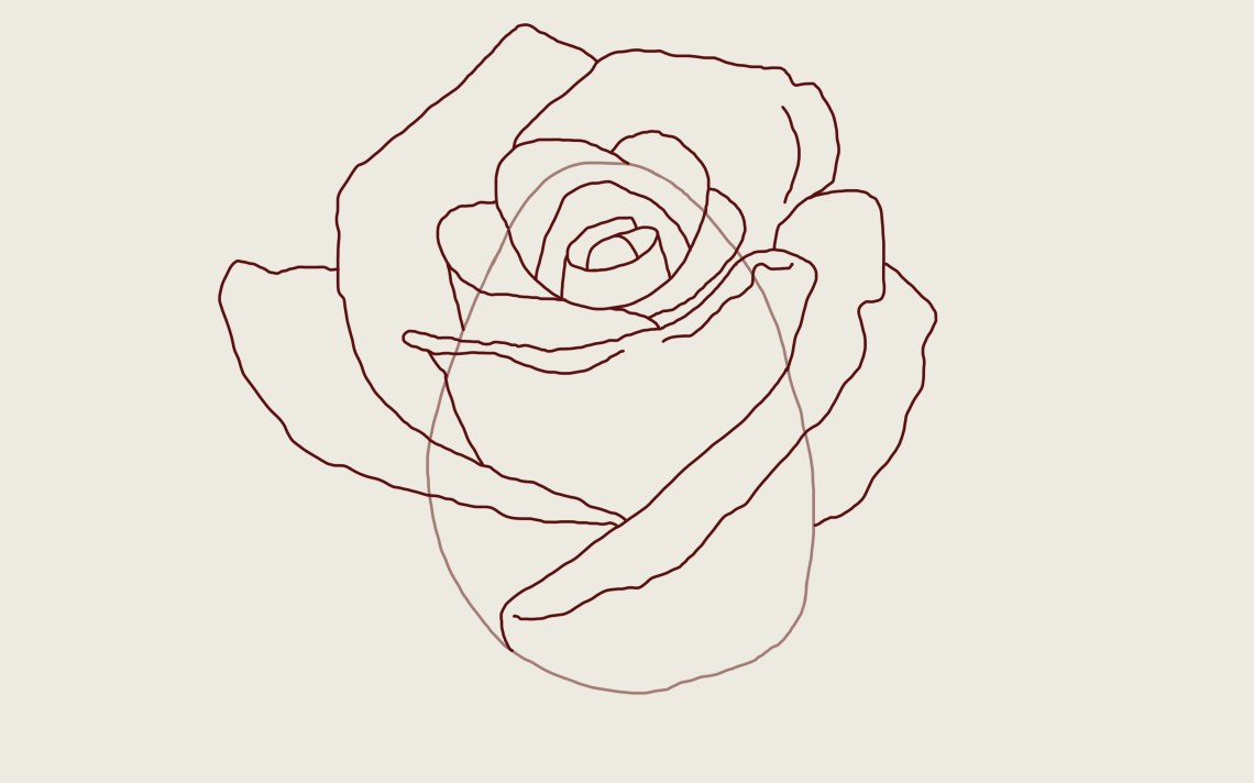 How To Draw A Rose