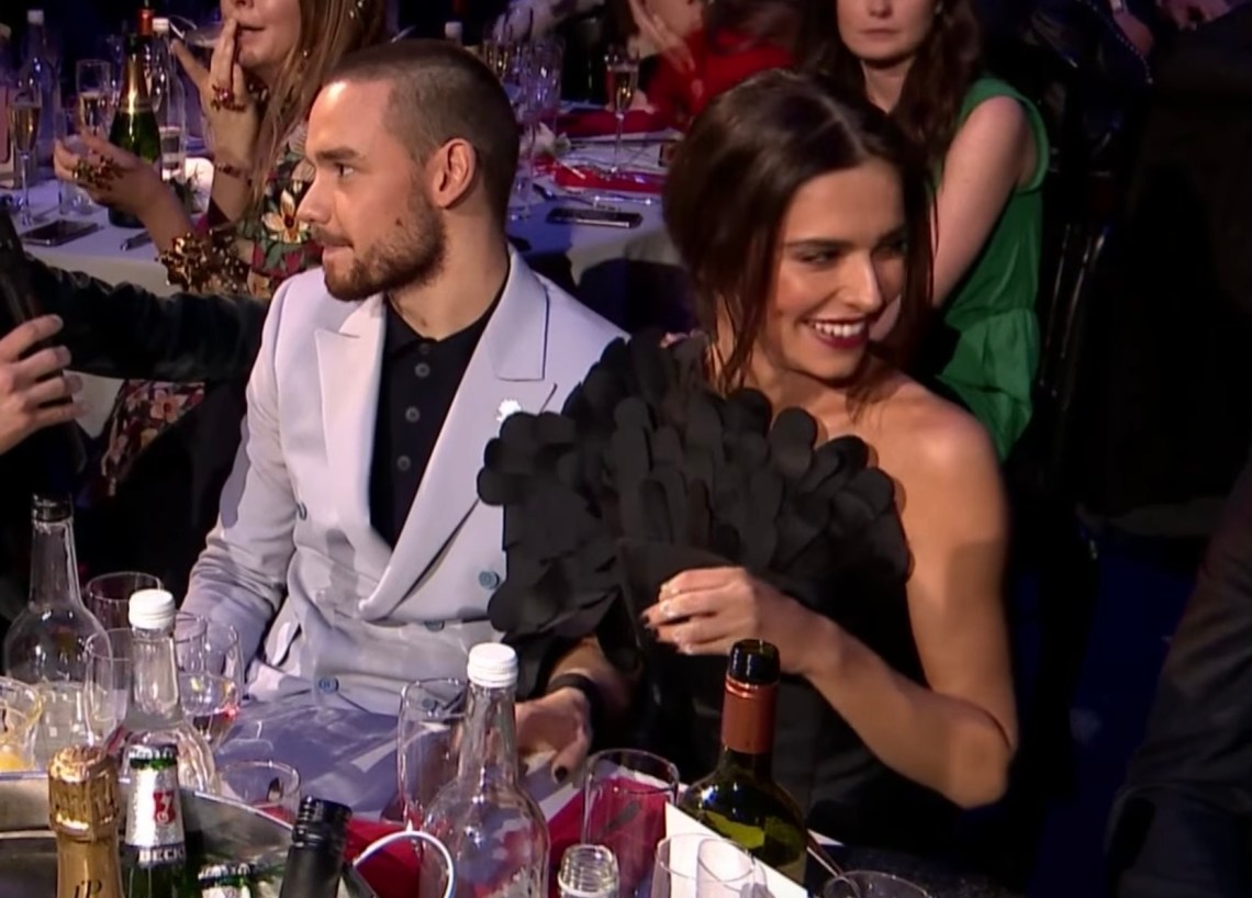 Liam Payne and Cheryl Cole at the BRITs Awards