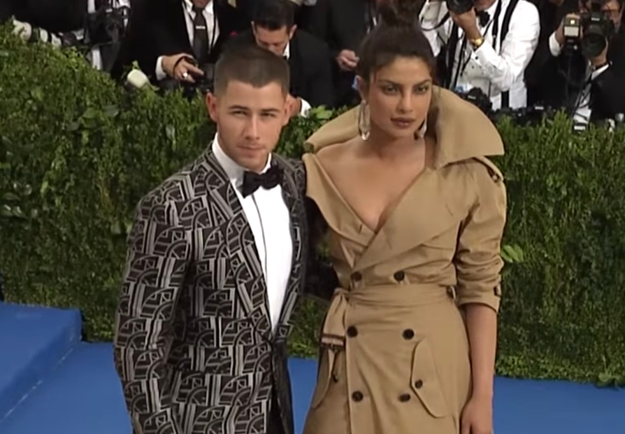 Nick Jonas and Priyanka Chopra at the MET Gala