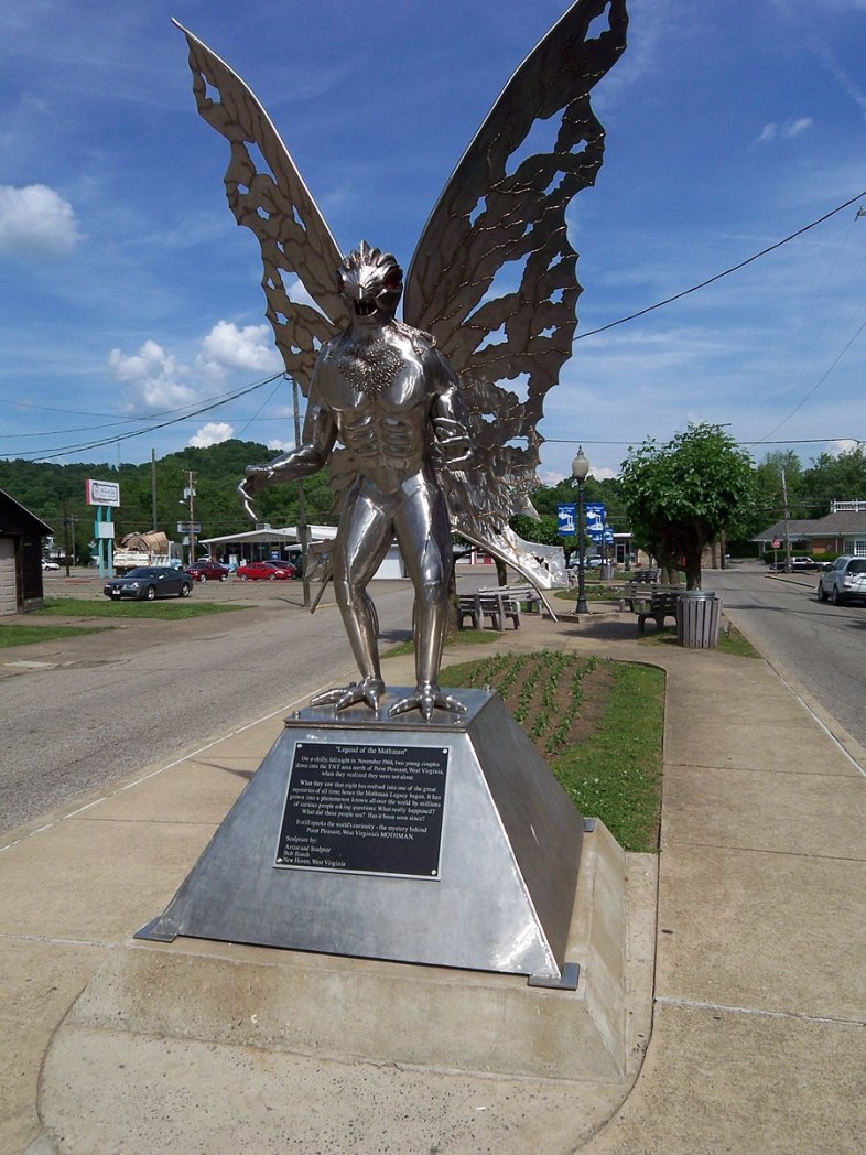 Mothman statue