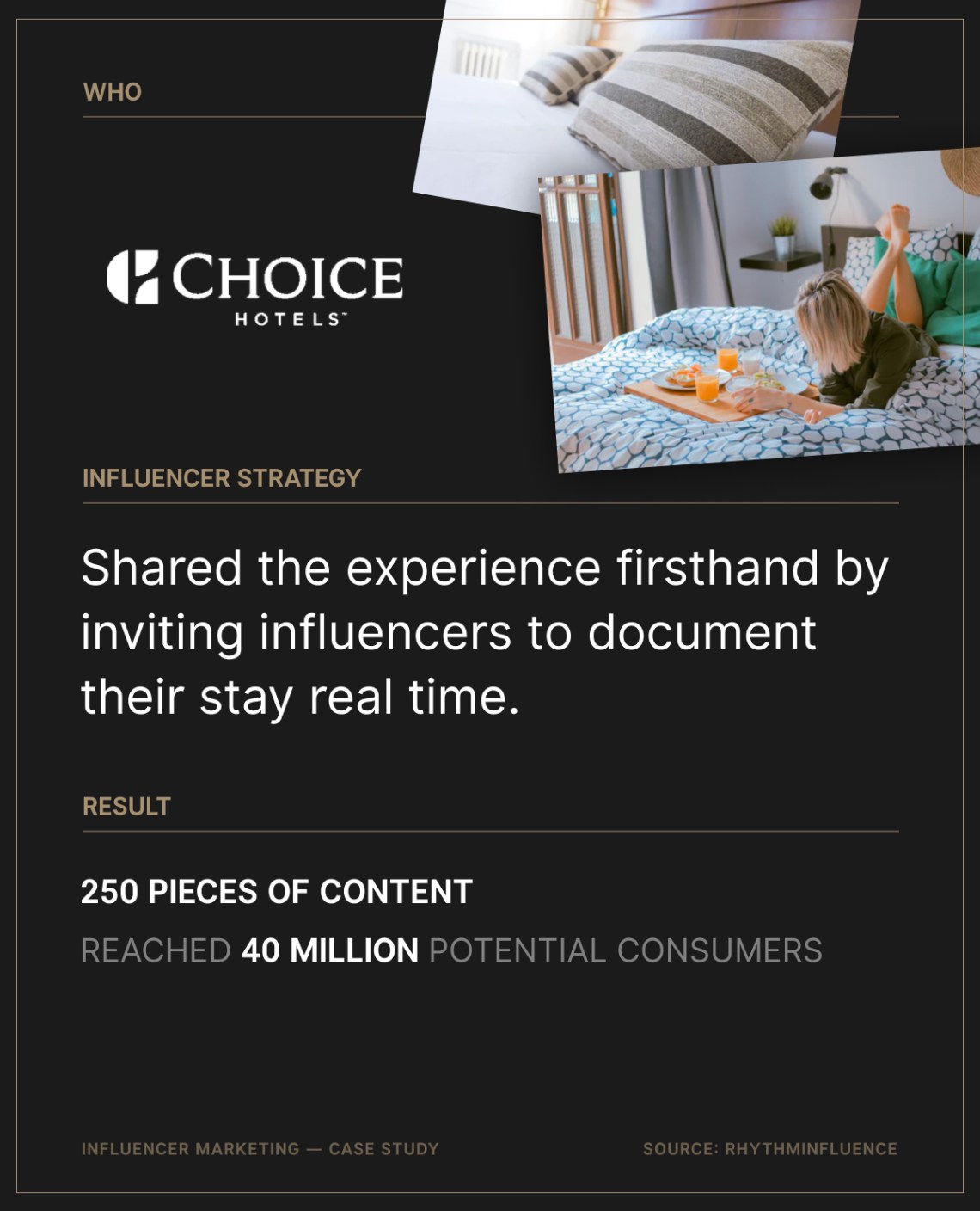 Influencer Marketing: Choice Hotels