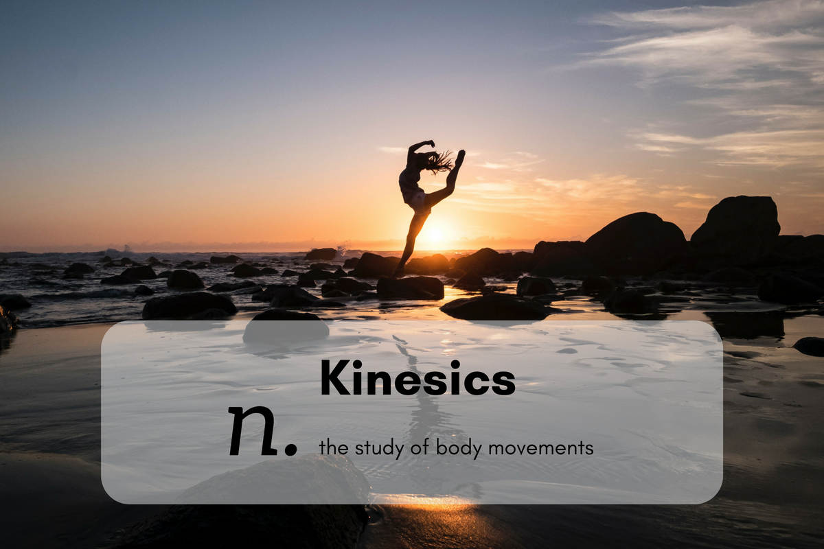 Kinesics (n.) the study of body movements