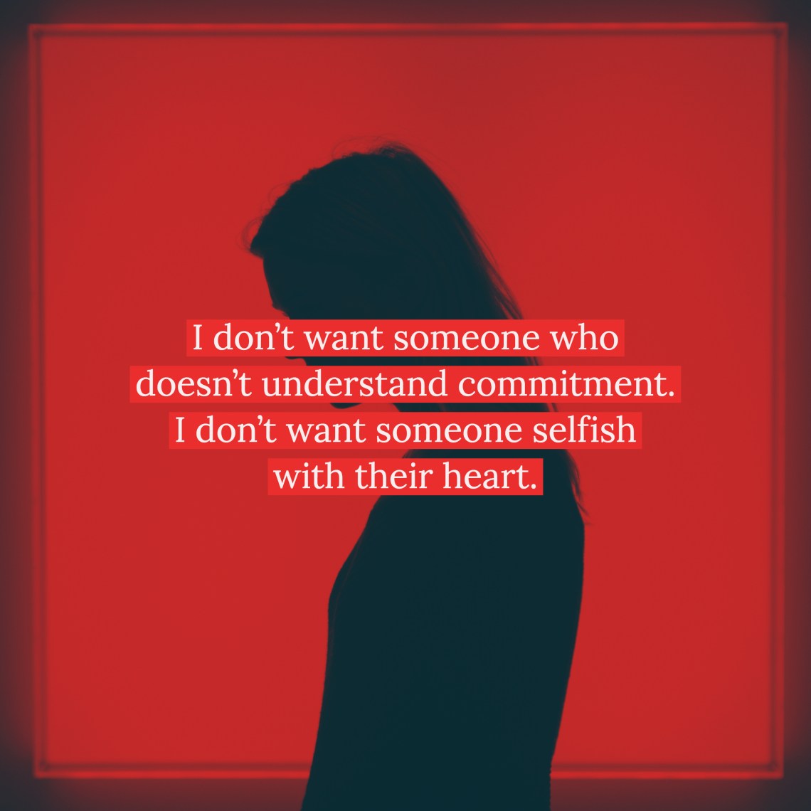 I’ll Never Be Satisfied With Mediocre Love