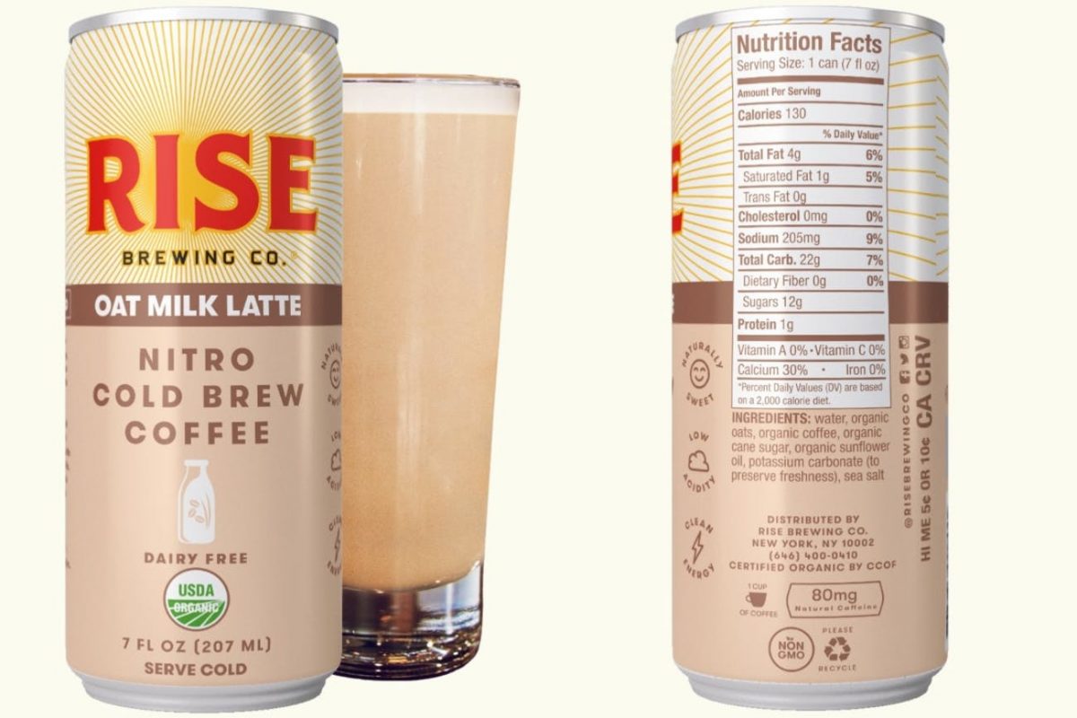 Reise Brewing Co. Canned Cold Brew Coffee.