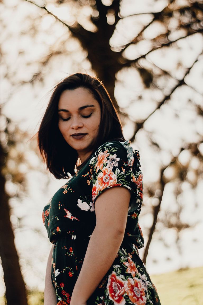 portrait photography of woman