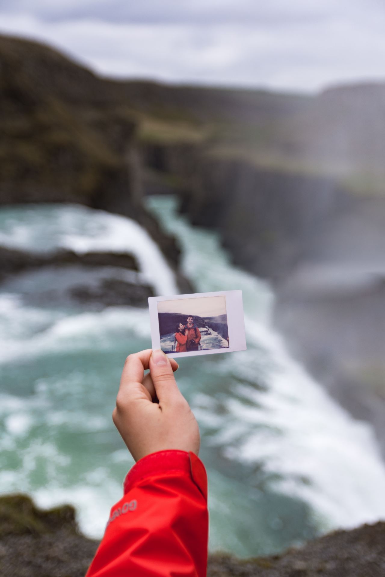 us & the beauty of Gulfoss | Iceland