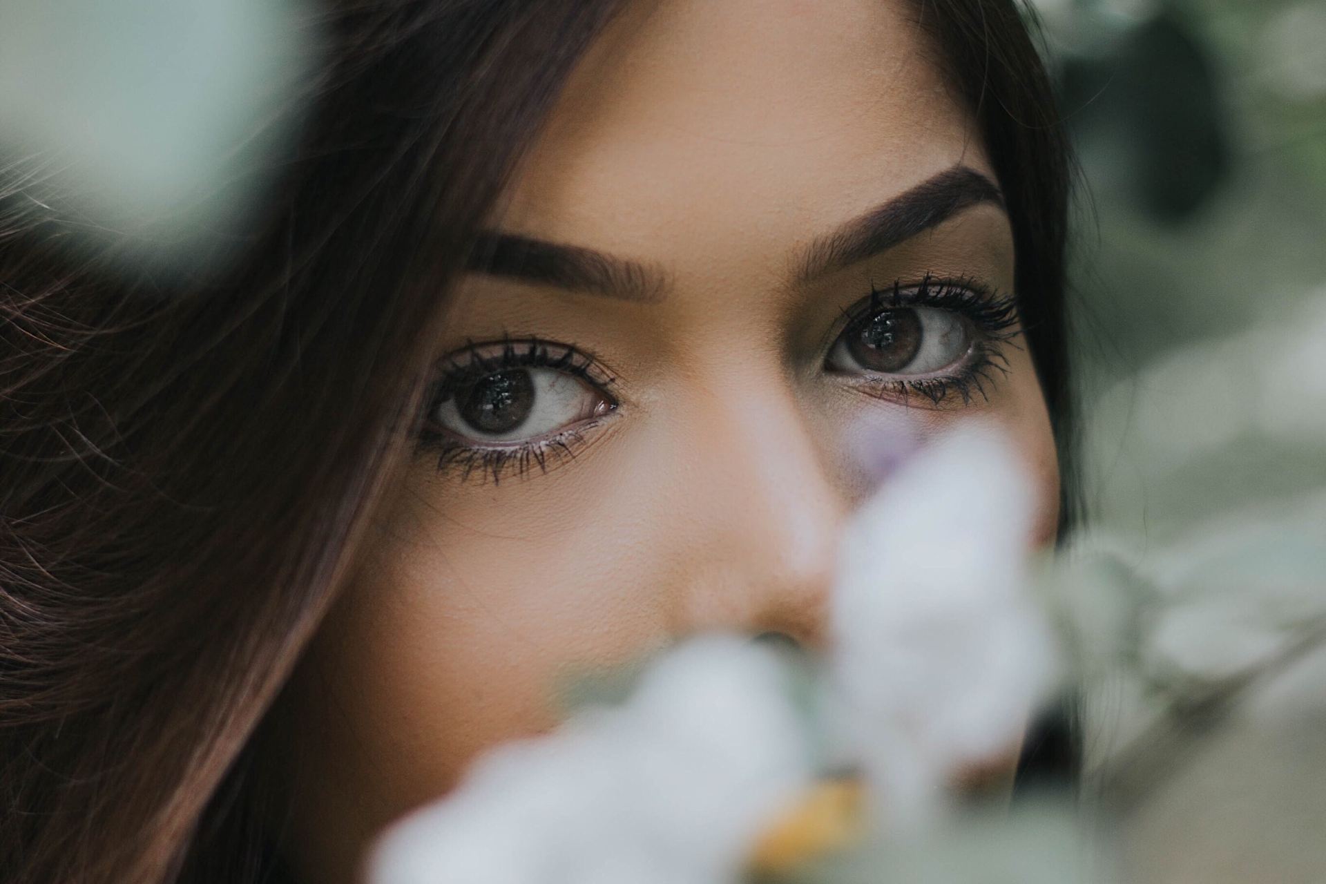 woman's face photography