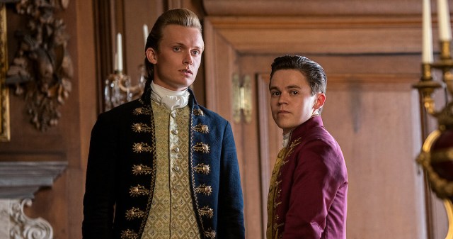 Reynolds and Brimsley in 'Queen Charlotte: A Bridgerton Story'