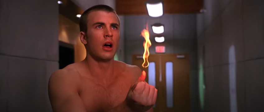 Chris Evans as Johnny Storm in 'Fantastic Four'