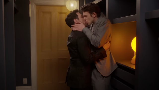 Anthony and Giuseppe kiss in 'And Just Like That' | TV Promos