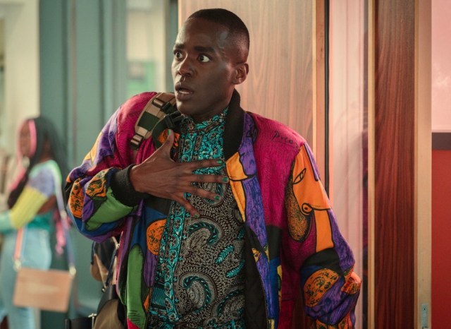 Ncuti Gatwa as Eric in 'Sex Education' Season 4 |
