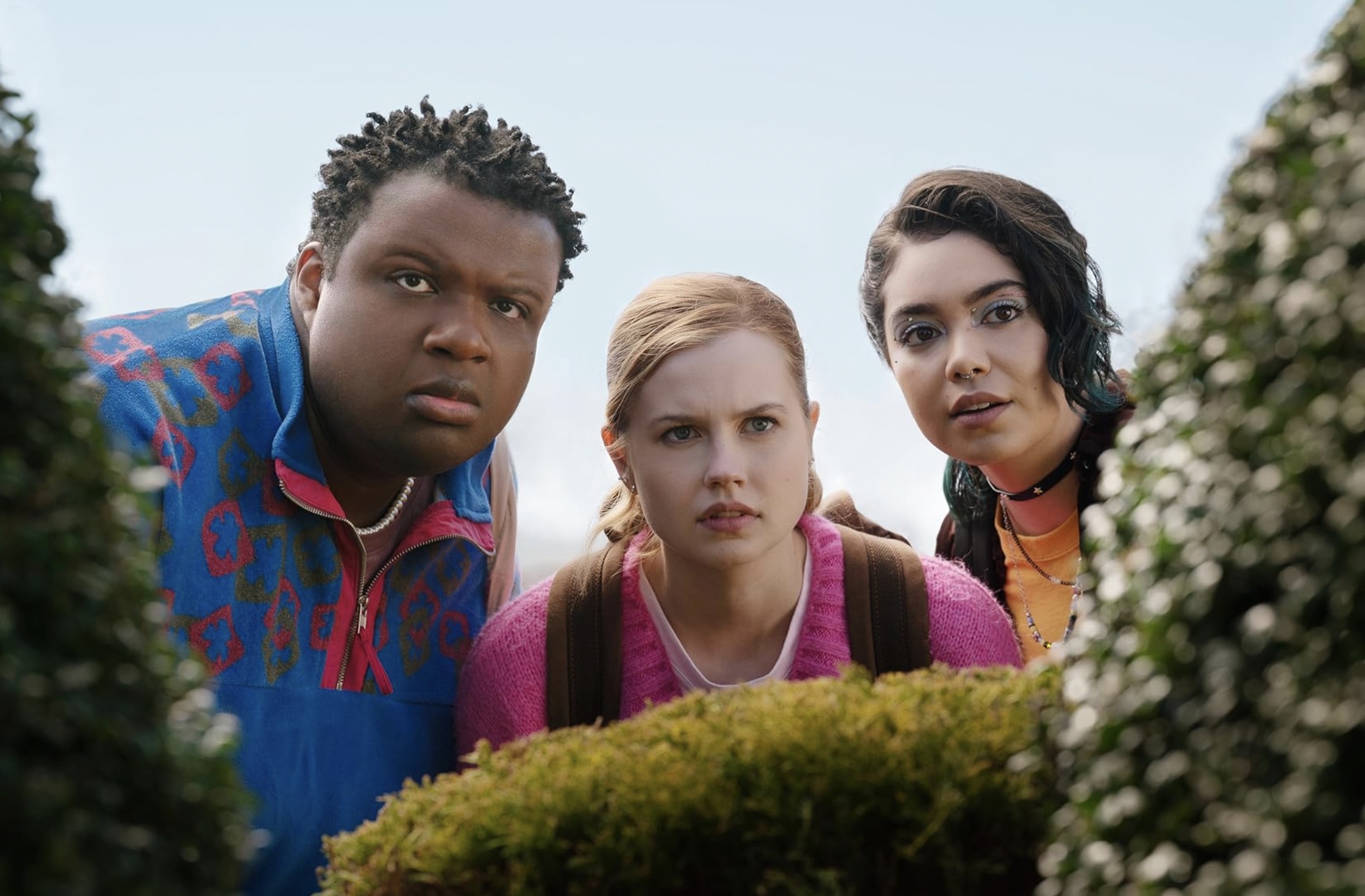 Jaquel Spivey, Angourie Rice, and Auli'i Cravalho in Mean Girls (2024)