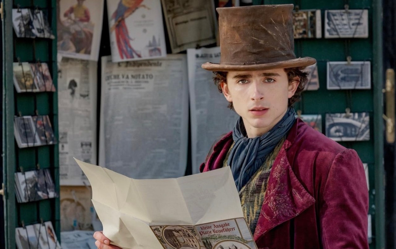 Timothée Chalamet in Wonka (2023)