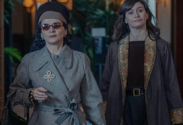 Juliette Binoche and Emily Mortimer in The New Look (2024)