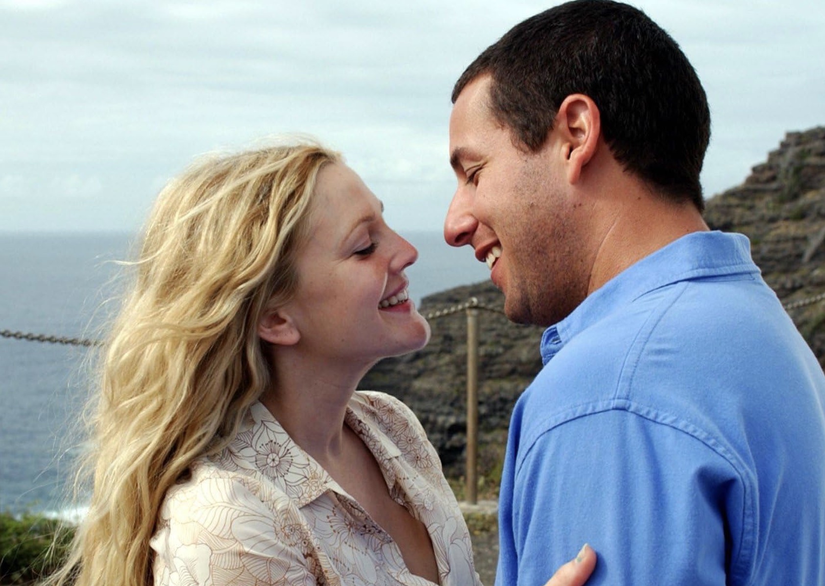 Drew Barrymore and Adam Sandler in 50 First Dates (2004)