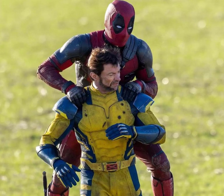 Ryan Reynolds and Hugh Jackman in Deadpool & Wolverine (2024)