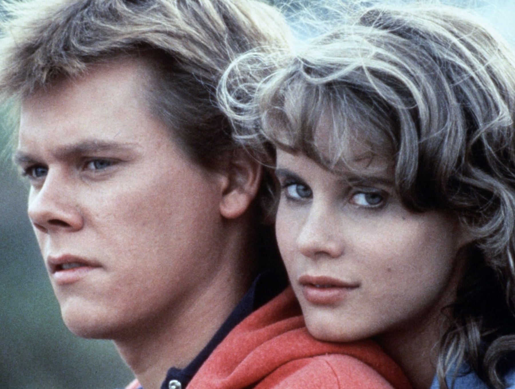 Kevin Bacon and Lori Singer in Footloose (1984)