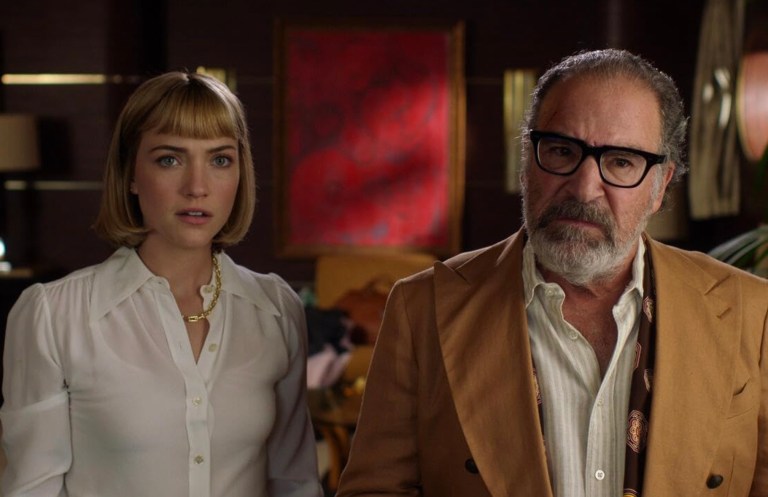 Mandy Patinkin and Violett Beane in Death and Other Details (2024)